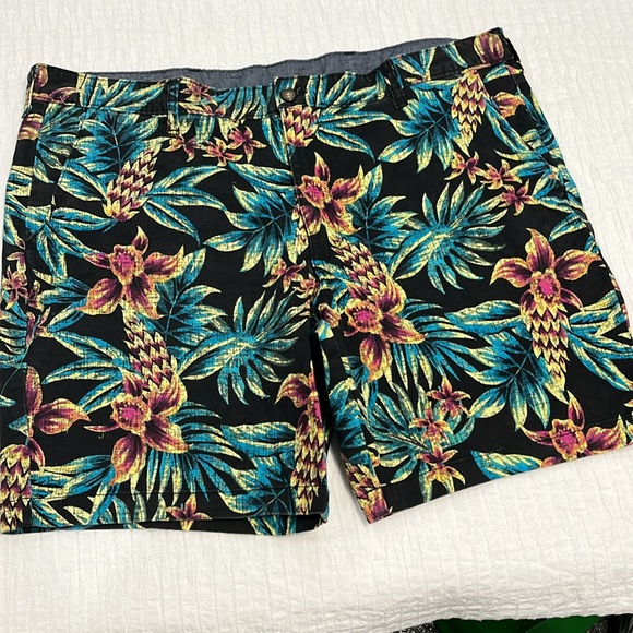 GEORGE shorts floral tropical vacation summer size 42 - Picture 2 of 7